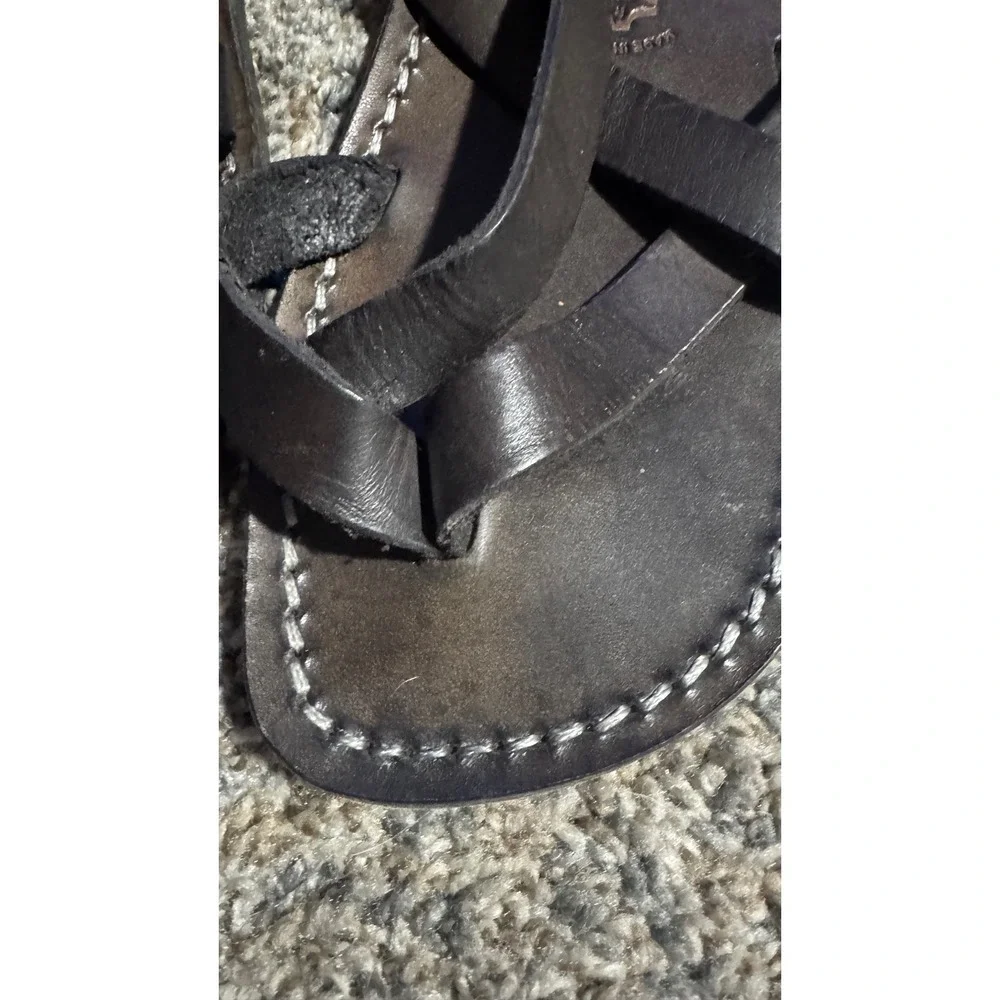 Gianluca L'Artigiano Del Cuio Leather Gladiator Sandals Italy Mens 8 Womens 10